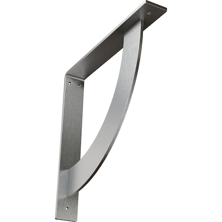 Bulwark Steel Bracket, Stainless Steel 2W X 14D X 14H